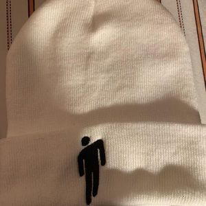 Billie Eilish “White Blohsh Beanie”
